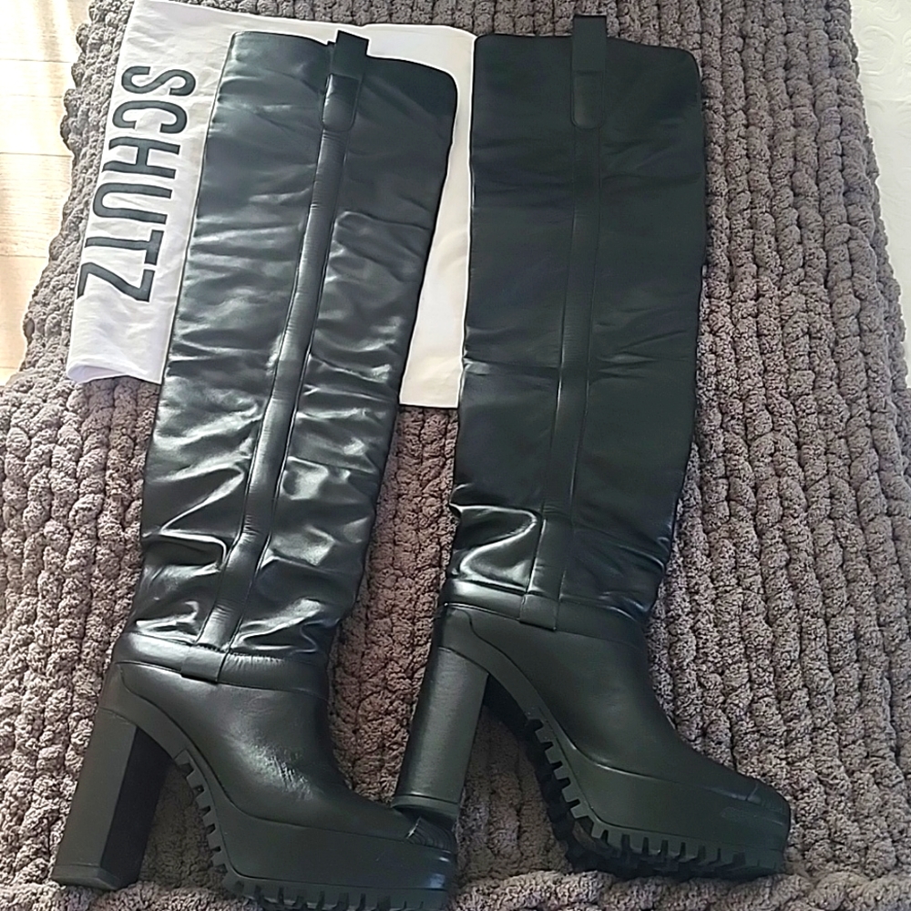 Schutz high boots